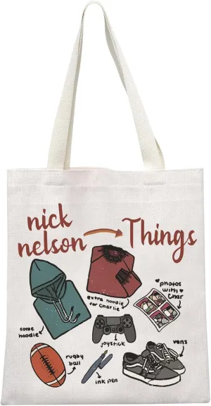 LGBT Movie Inspired Gift Nick And Charlie Fan Gift Bi Panic Nick Nelson Things LGBT Pride Bookish Tote Bag
