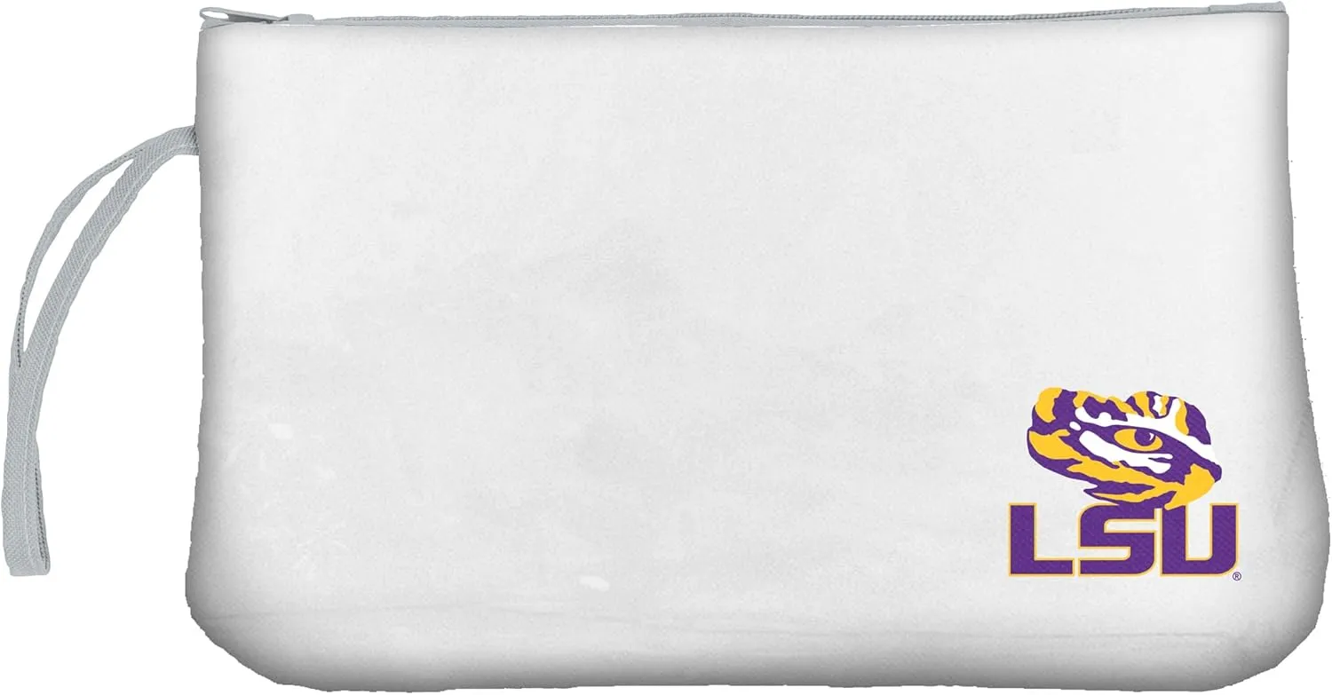 Logo Brands NCAA Washington Huskies Clear Wristlet