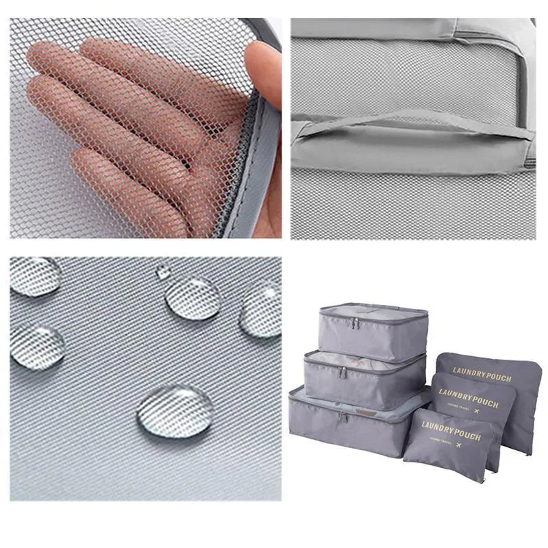 Luggage Organizer Set 6PCS/Set 7Colours Oxford Cloth