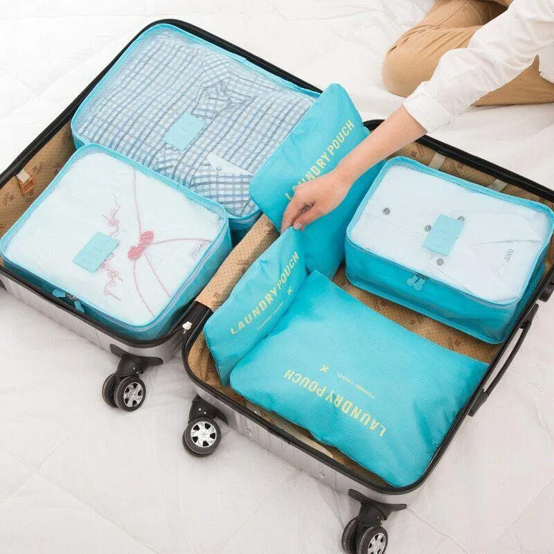 Luggage Organizer Set 6PCS/Set 7Colours Oxford Cloth