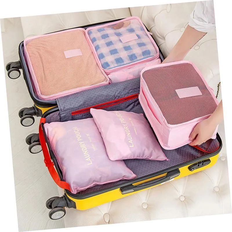Luggage Organizer Set 6PCS/Set 7Colours Oxford Cloth