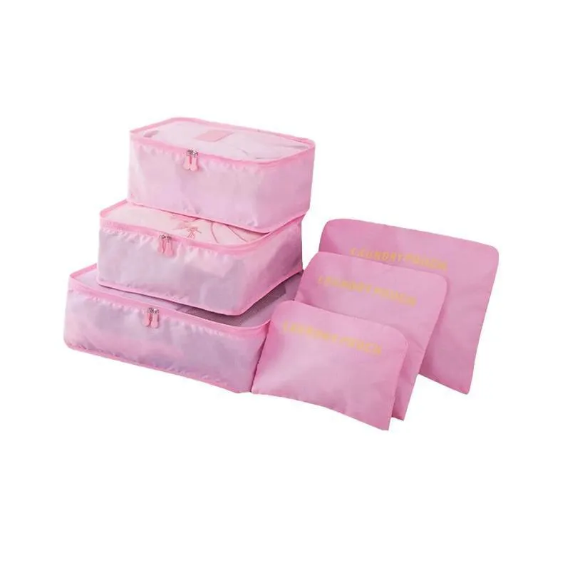 Luggage Organizer Set 6PCS/Set 7Colours Oxford Cloth