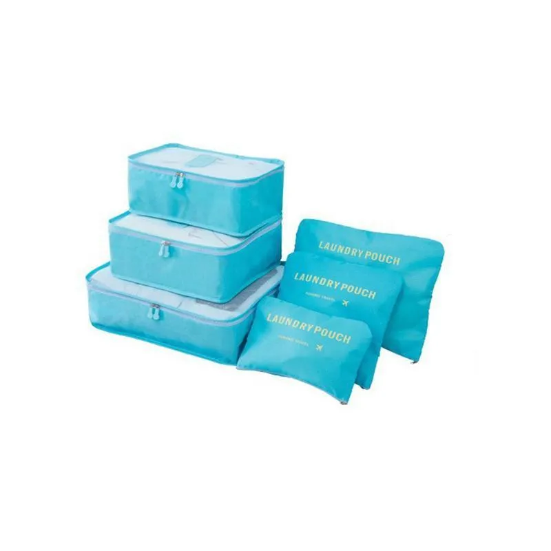 Luggage Organizer Set 6PCS/Set 7Colours Oxford Cloth