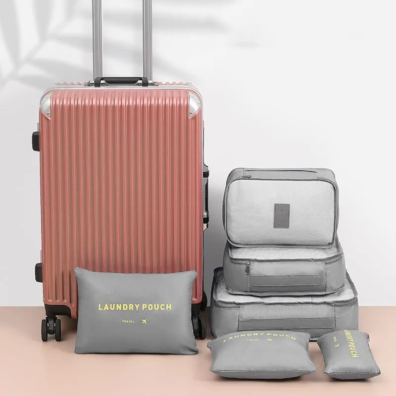 Luggage Organizer Set 6PCS/Set 7Colours Oxford Cloth