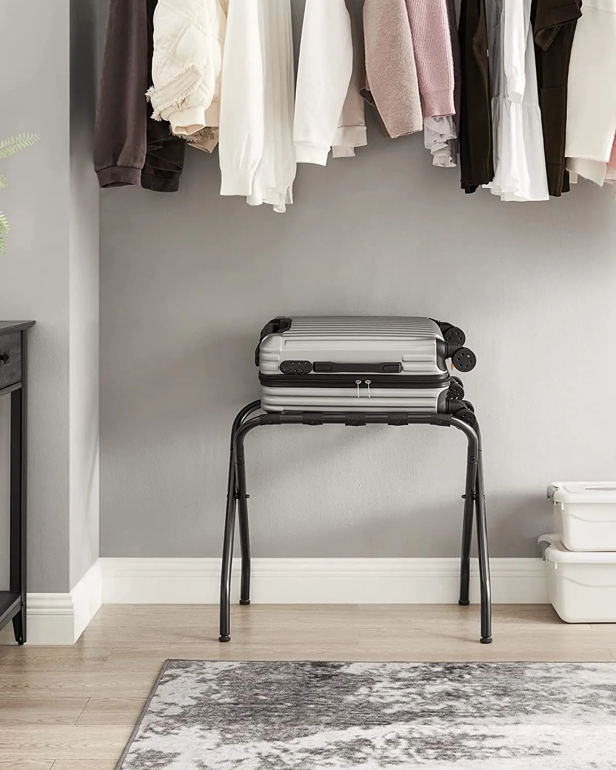 Luggage Rack Suitcase Stand (Set of 2)