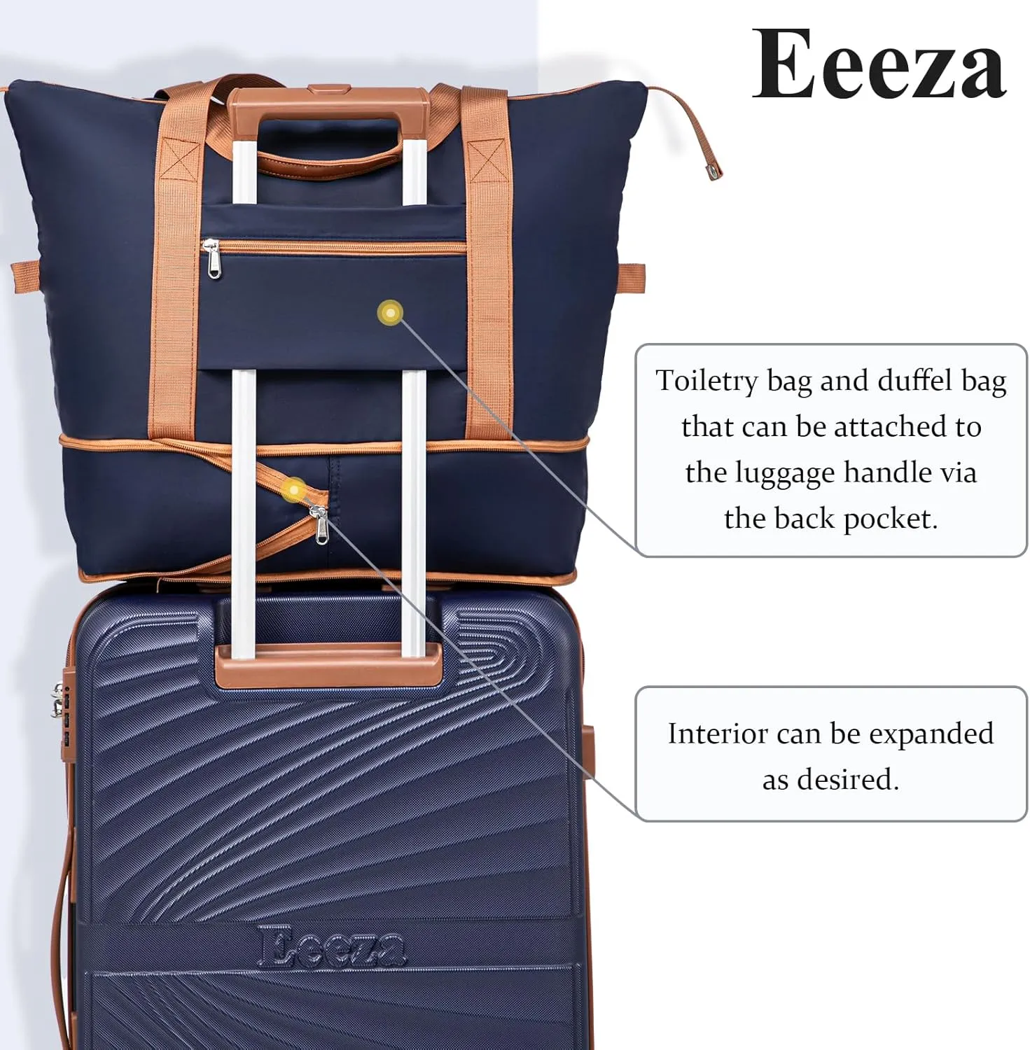 Luggage Sets 5 Piece, Suitcases with Wheels, ABS Hard Case Luggage with TSA Lock Spinner Wheels, Carry On Luggage Set (20/24/28 inch)