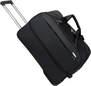 Luggage Trolley Bag With Wheels Business Short-trip Luggage Rolling Bag Trolley Suitcase Fashion Men Women Oxford Cloth Travel Bag Carry on luggage(Black)