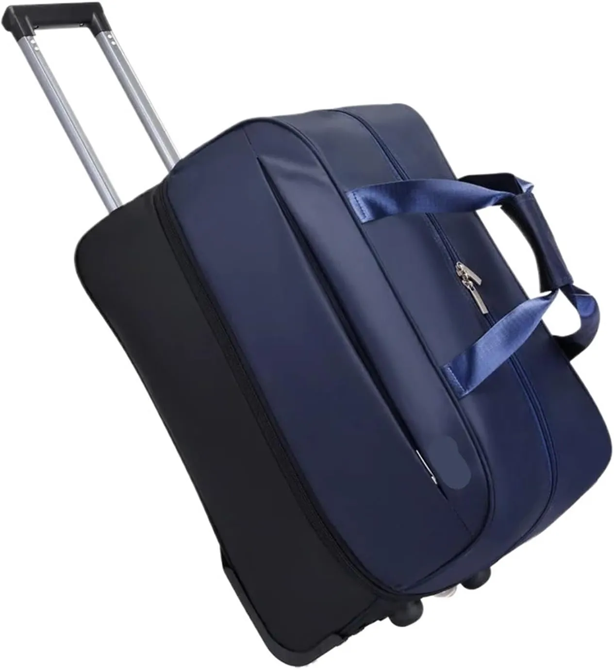 Luggage Trolley Bag With Wheels Business Short-trip Luggage Rolling Bag Trolley Suitcase Fashion Men Women Oxford Cloth Travel Bag Carry on luggage(Blue)