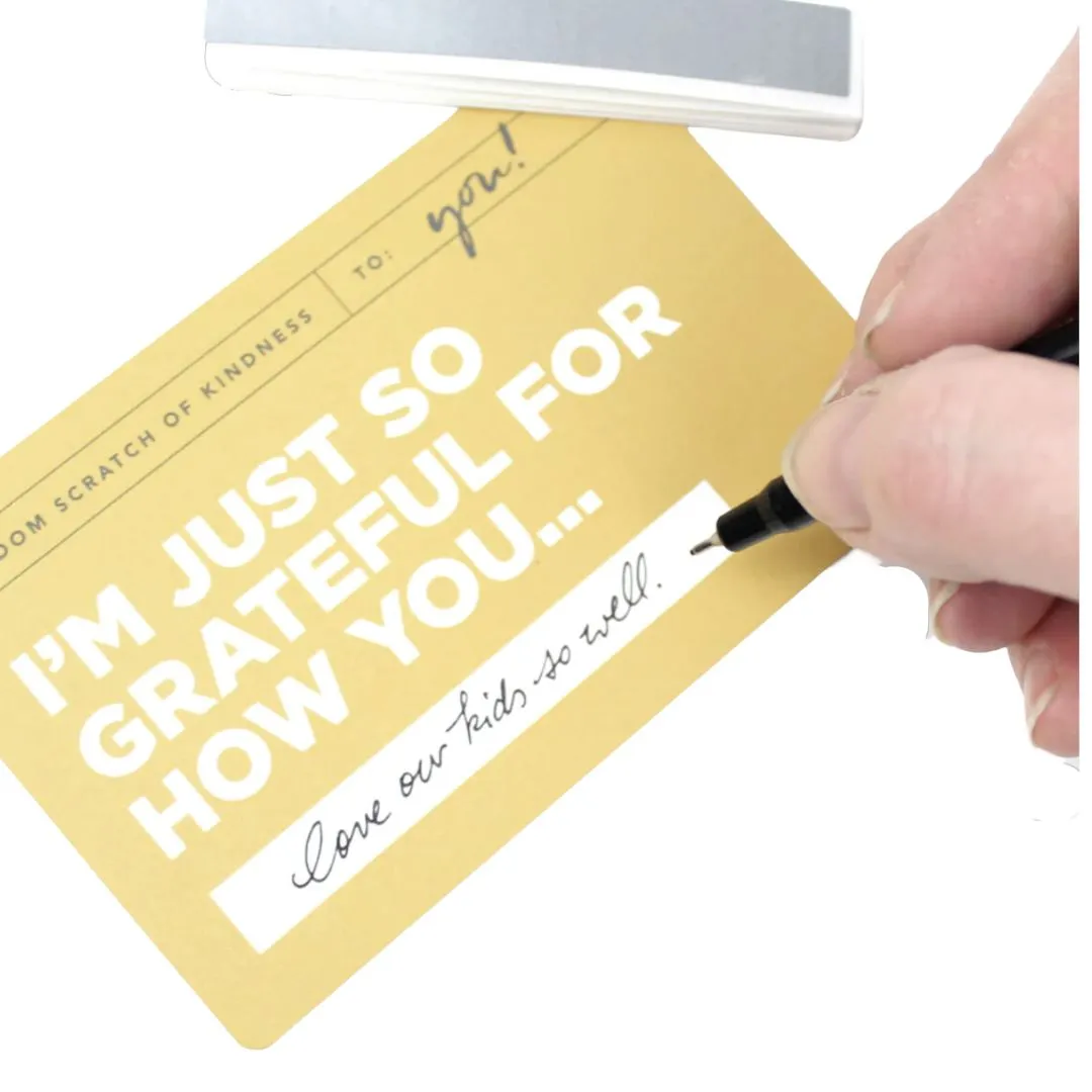 Make Your Own Scratch-Off Mini Notes Kindness Edition