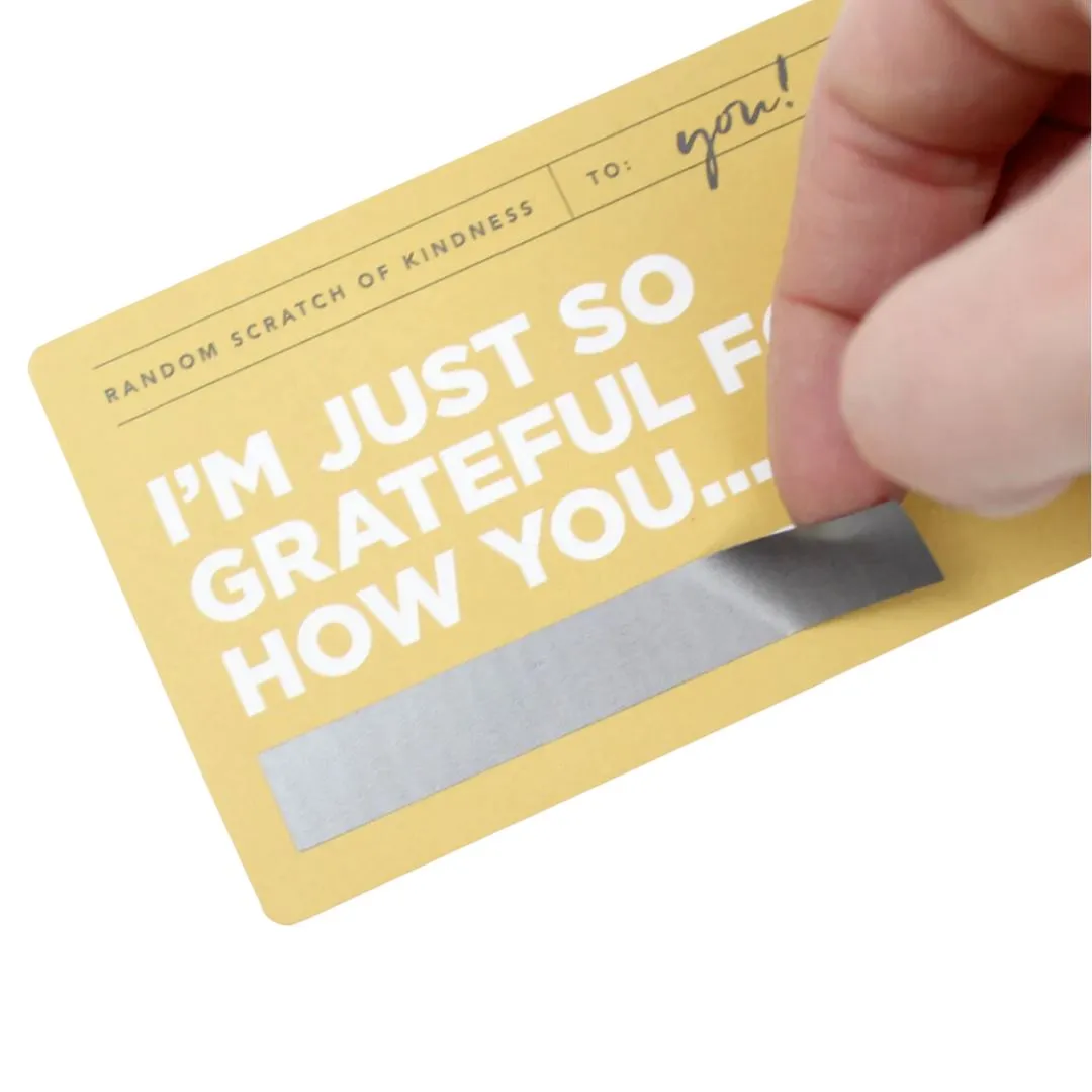 Make Your Own Scratch-Off Mini Notes Kindness Edition