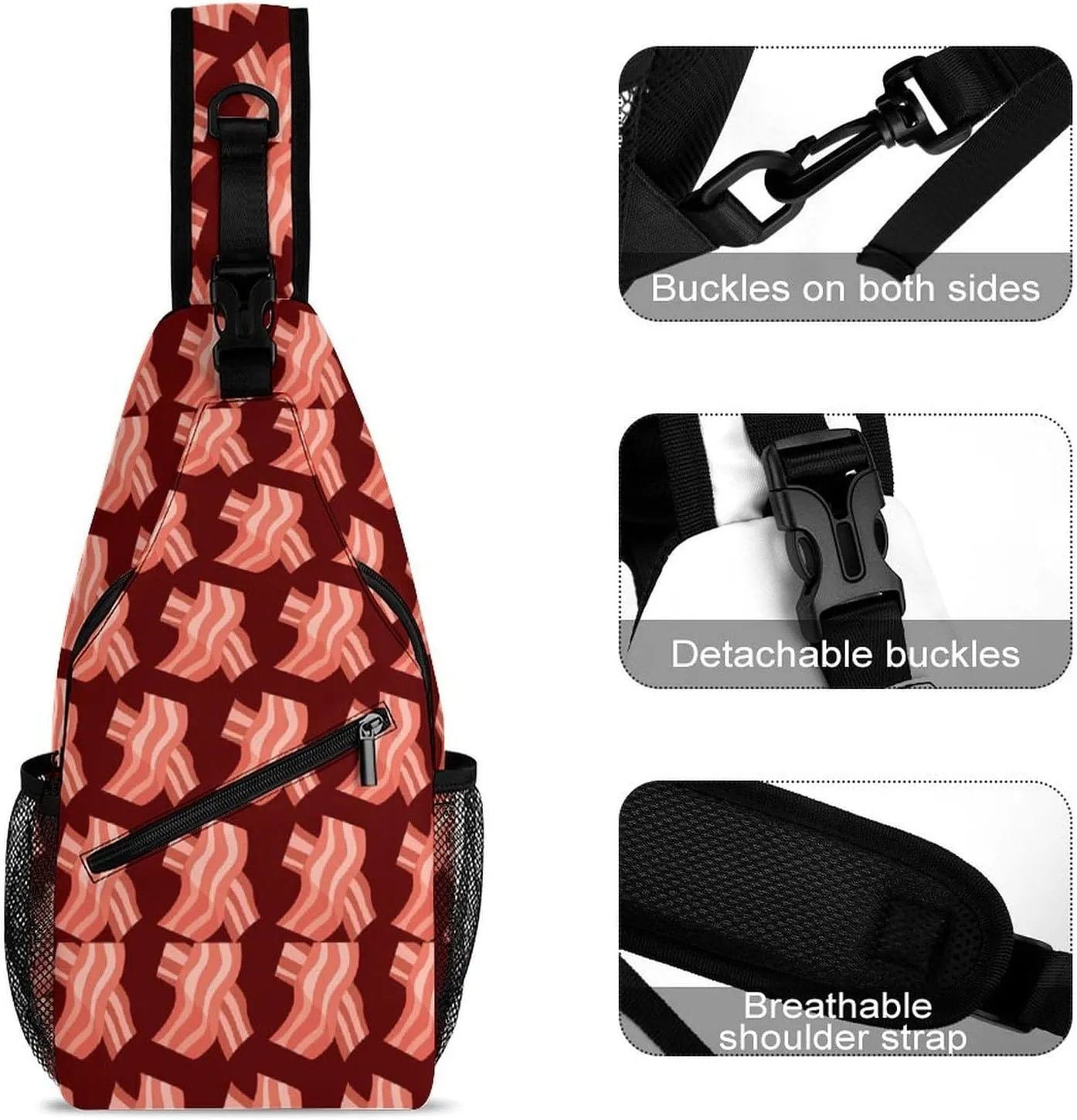 Marijuana Cannabis Versatile And Convenient Multipurpose Crossbody Bag - Perfect for Travel And Hiking