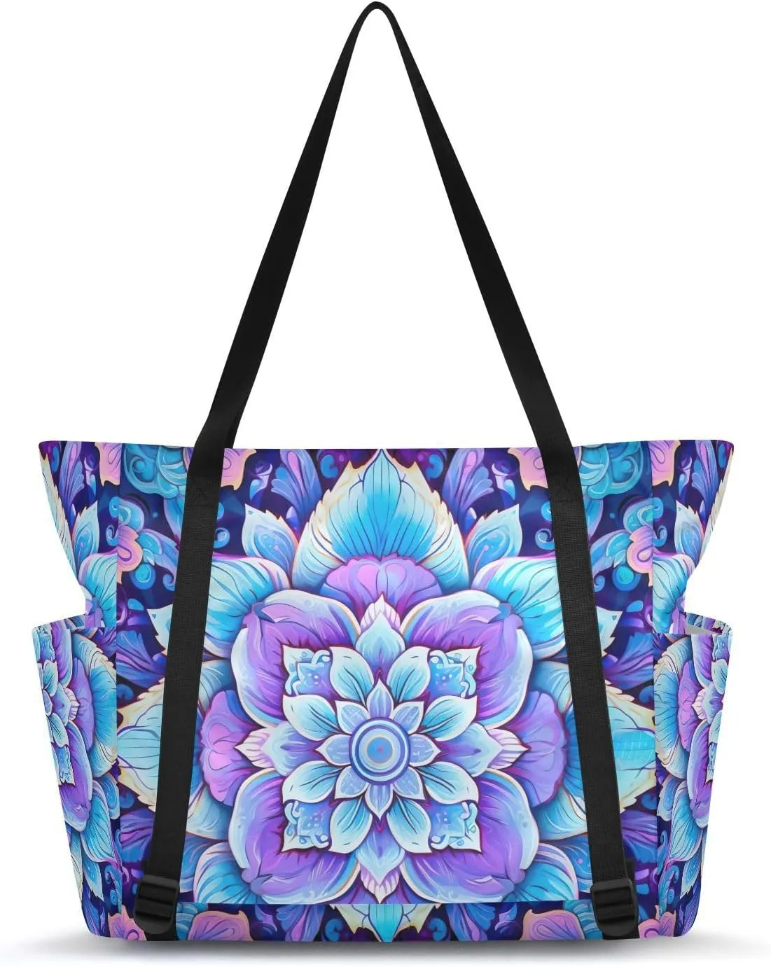 MCHIVER Yoga Bag for Women Men Large Yoga Mat Bag with Adjustable Strap Workout Bags Totes for Pilates Yoga Travel