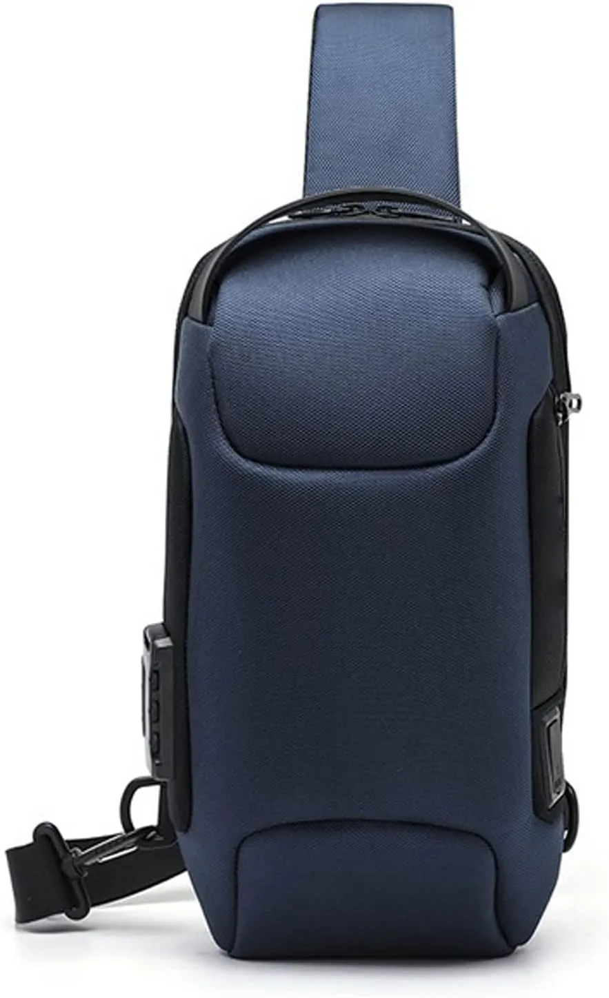 Men's Anti-theft Messenger Bag Waterproof Oxford Cloth Sports Messenger Bag Men's Chest Bag