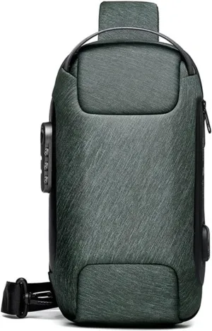 Men's Anti-theft Messenger Bag Waterproof Oxford Cloth Sports Messenger Bag Men's Chest Bag