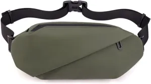 Men's Casual Fanny Pack Waist Bag Women Purse Male Belt Bag Banana Bags Zipper Phone Holder Bum Bag(C)