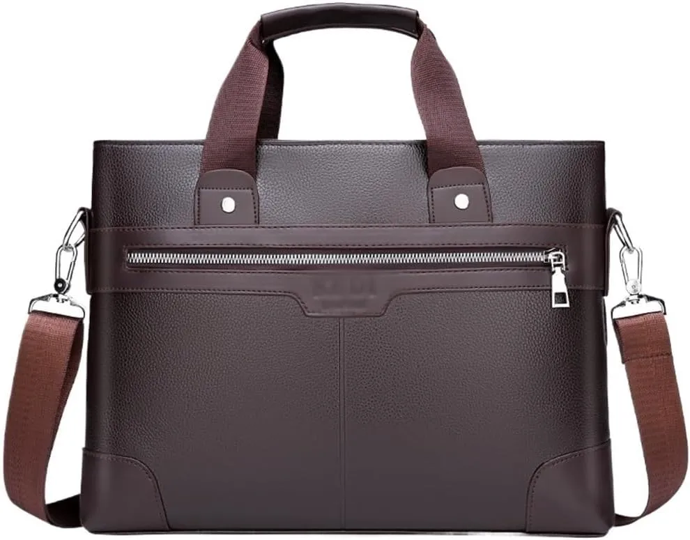 Men's Waterproof Work Bag for Construction Sites with Heavy-Duty Zippers and Multiple Tool Pockets Lightweight