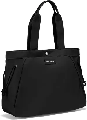 molshine Large Hobo Totes Handbag, Nylon Side Cinch Shopper Bags Shoulder Satchel for Workout Beach Travel Women Lady Model
