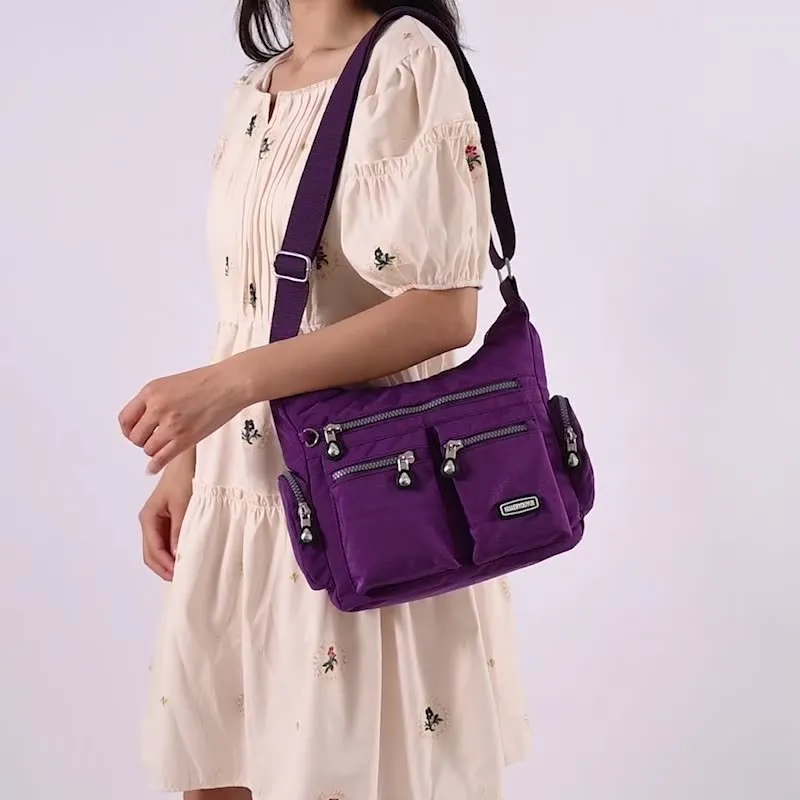 Multiple Pockets Waterproof Crossbody Bags