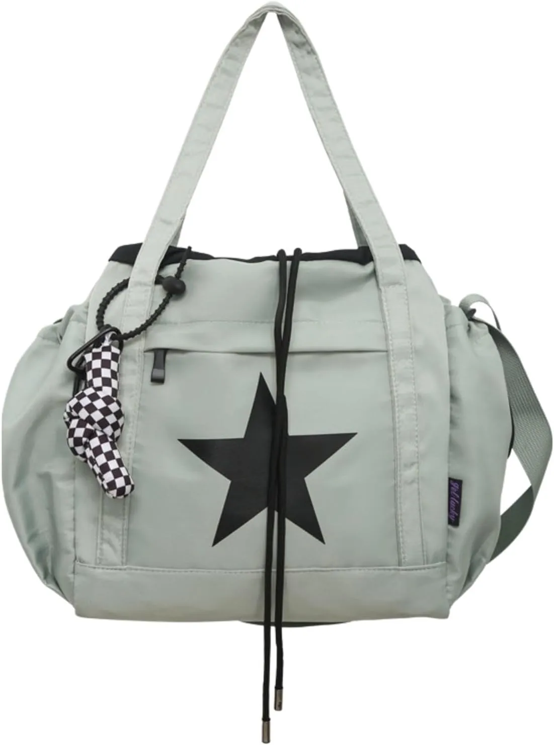 Nylon Star Messenger Bag Y2K, Cute Tote Bags Aesthetic, Small Travel Crossbody Shoulder Bags For Women