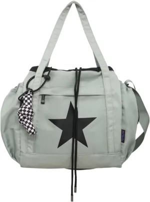 Nylon Star Messenger Bag Y2K, Cute Tote Bags Aesthetic, Small Travel Crossbody Shoulder Bags For Women
