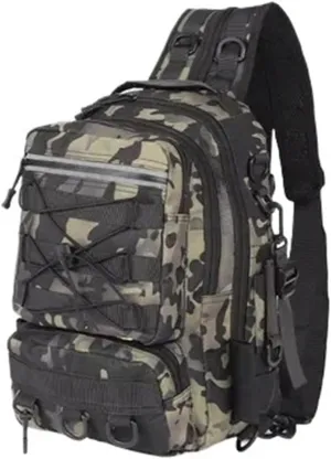 Nylon Waterproof Outdoor Sports Camping Hiking Trekking Fishing Hunting Backpack(Green)