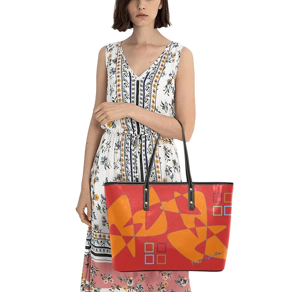 Origen Destination Women's Rivet-strap Large Tote Bag