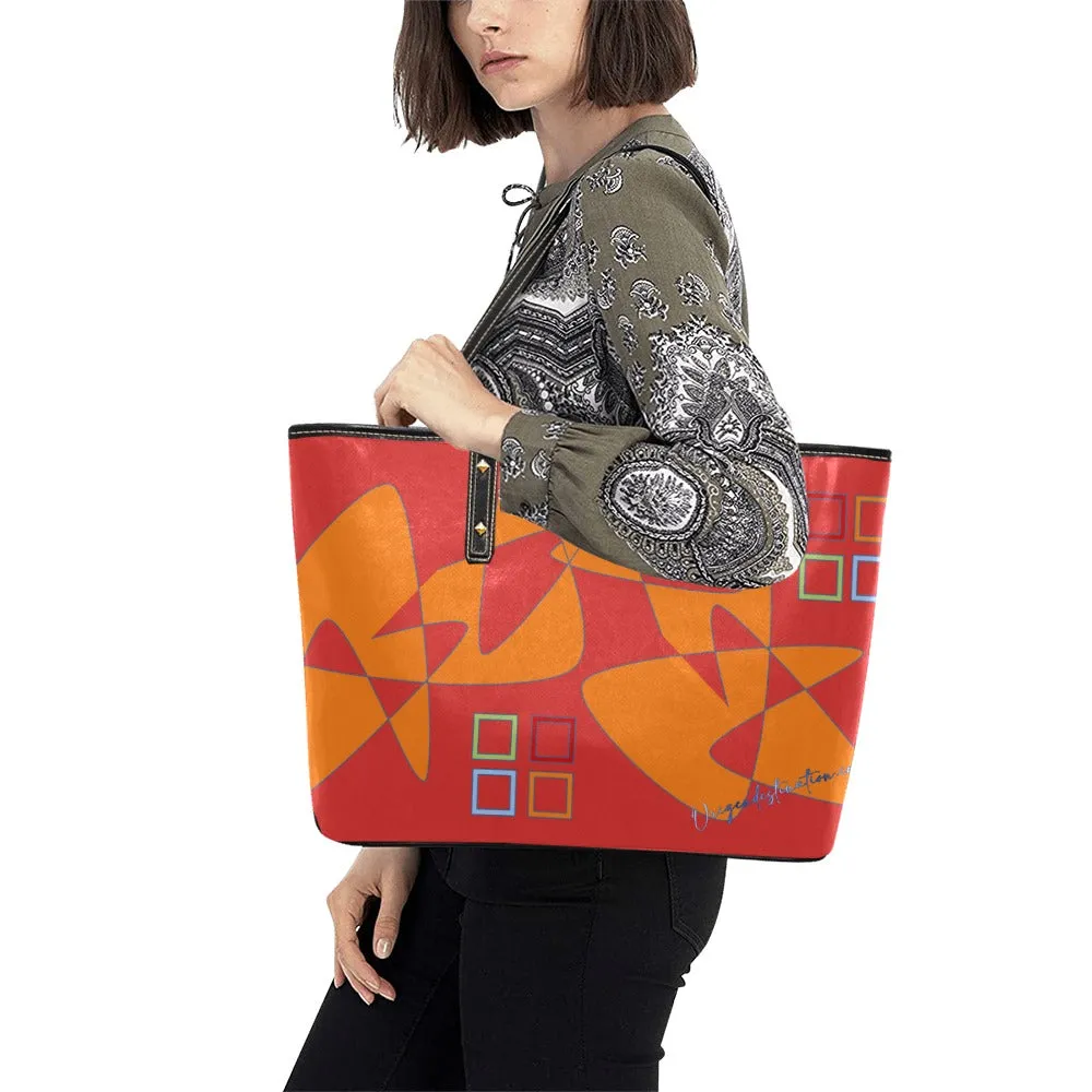 Origen Destination Women's Rivet-strap Large Tote Bag