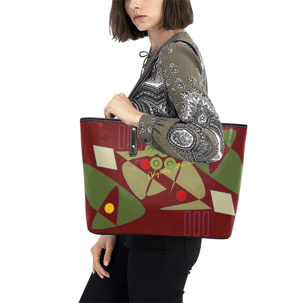 Origen Destination Women's Rivet-strap Large Tote Bag