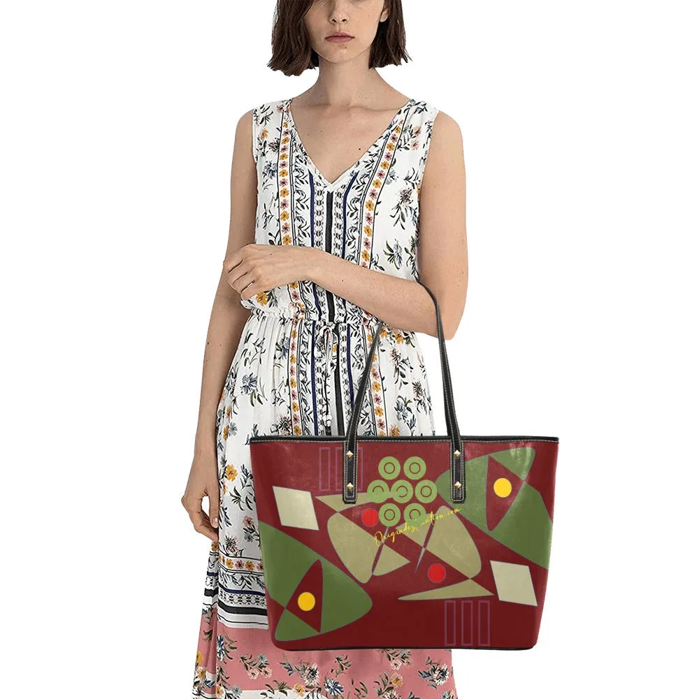 Origen Destination Women's Rivet-strap Large Tote Bag