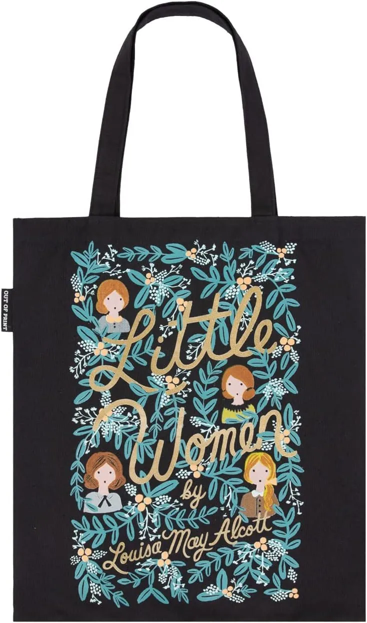 Out of Print Puffin in Bloom Little Women Tote Bag