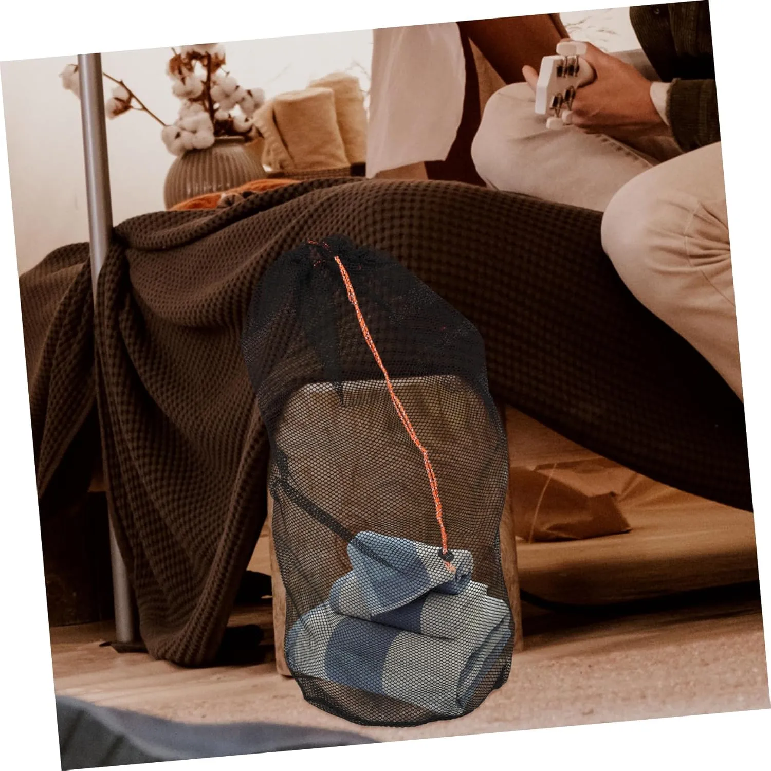 Outdoor Camping Storage Bag Hiking Organizer Camper Travel Gear Camo Draw Bag Portable Small ing Large