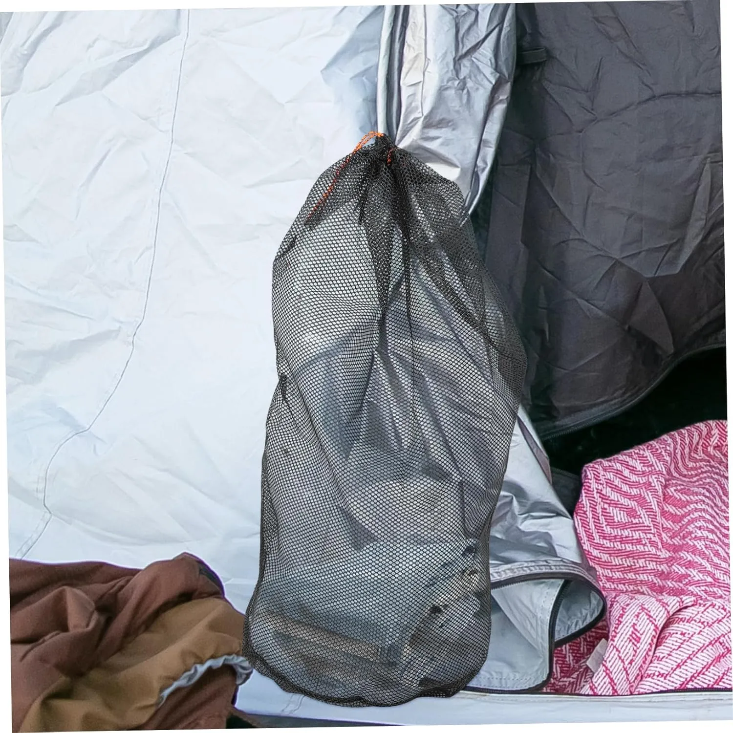 Outdoor Camping Storage Bag Hiking Organizer Camper Travel Gear Camo Draw Bag Portable Small ing Large
