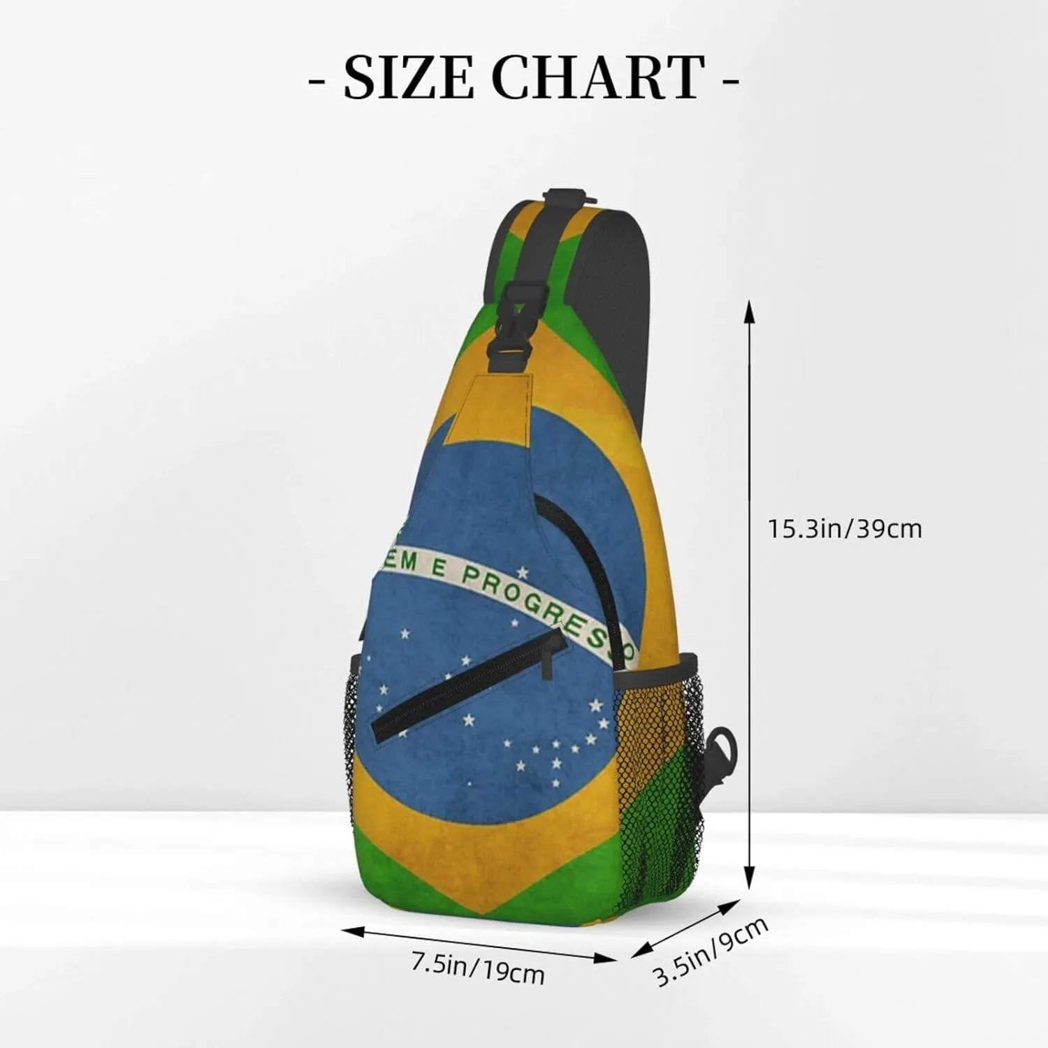 Panamanian Girl Messy Hair Sunglasses Panama Pride Sling Bag Adjustable Chest Bags Crossbody Bag Shoulder Backpack