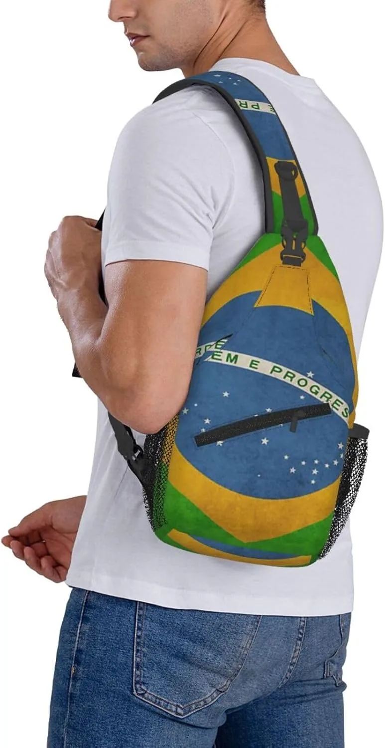 Panamanian Girl Messy Hair Sunglasses Panama Pride Sling Bag Adjustable Chest Bags Crossbody Bag Shoulder Backpack