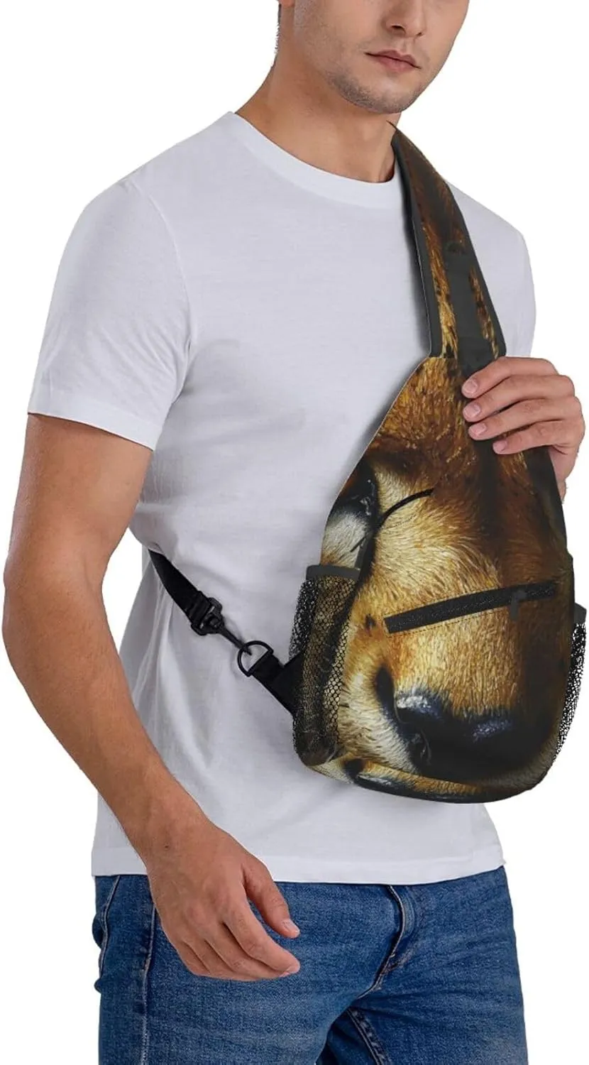penguins Men's And Women's Small Crossbody Bags Chest Bags Daily Bags Are Suitable For Outdoor Hiking Trips