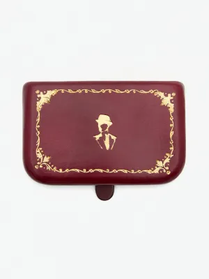 Peroni Firenze X Enis Inci - Bordeaux Business Card Case