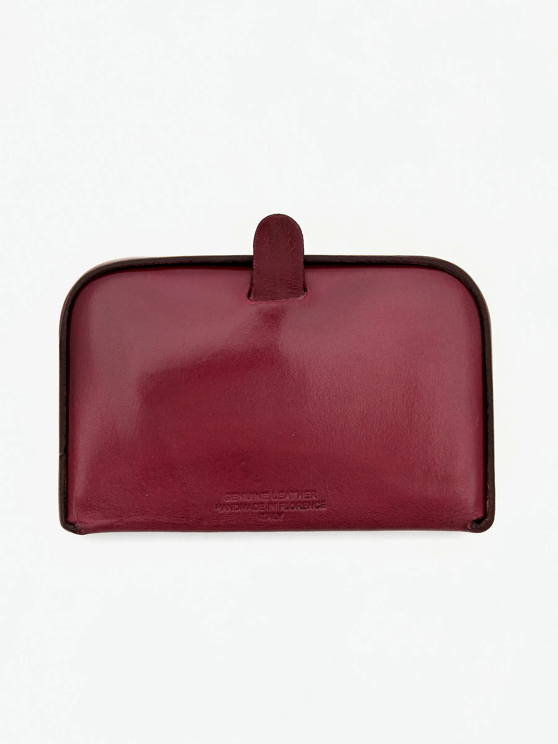 Peroni Firenze X Enis Inci - Bordeaux Business Card Case