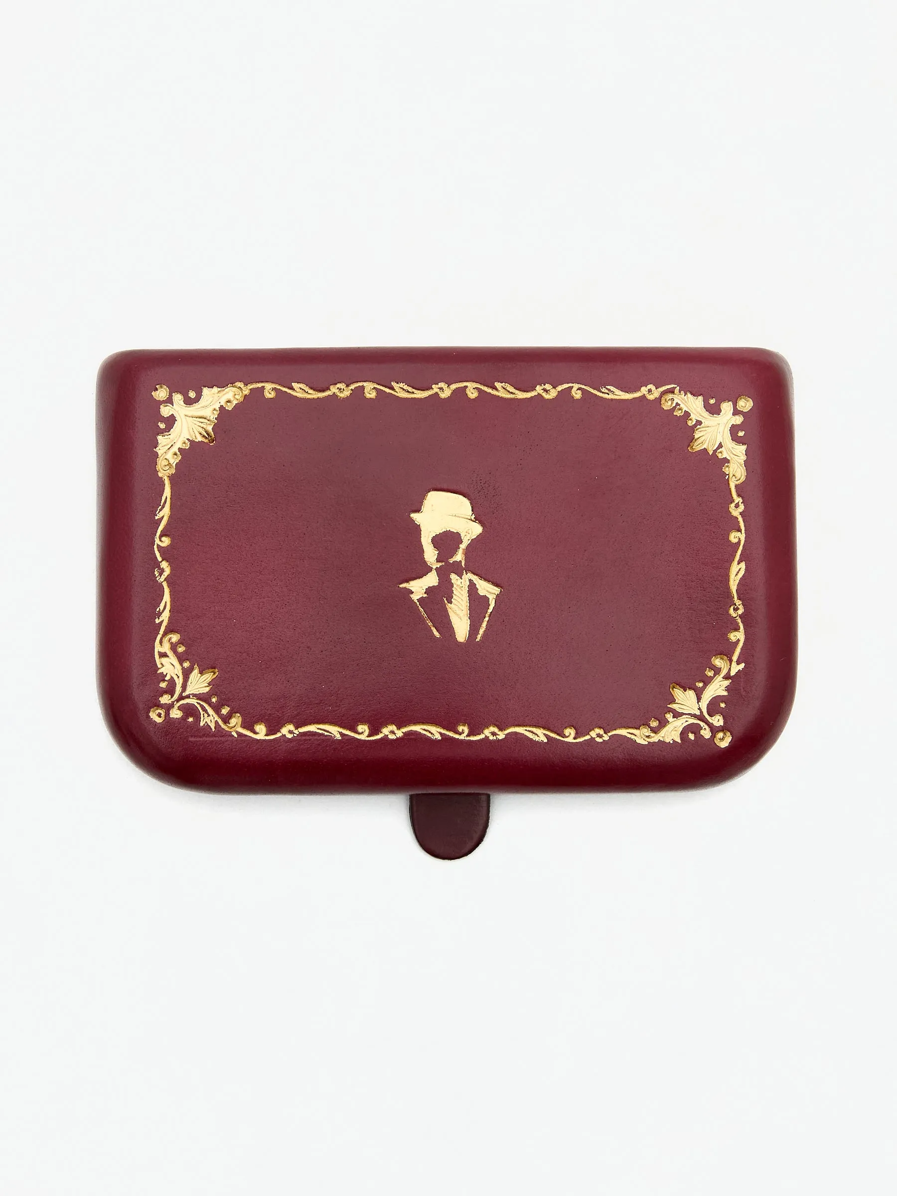 Peroni Firenze X Enis Inci - Bordeaux Business Card Case