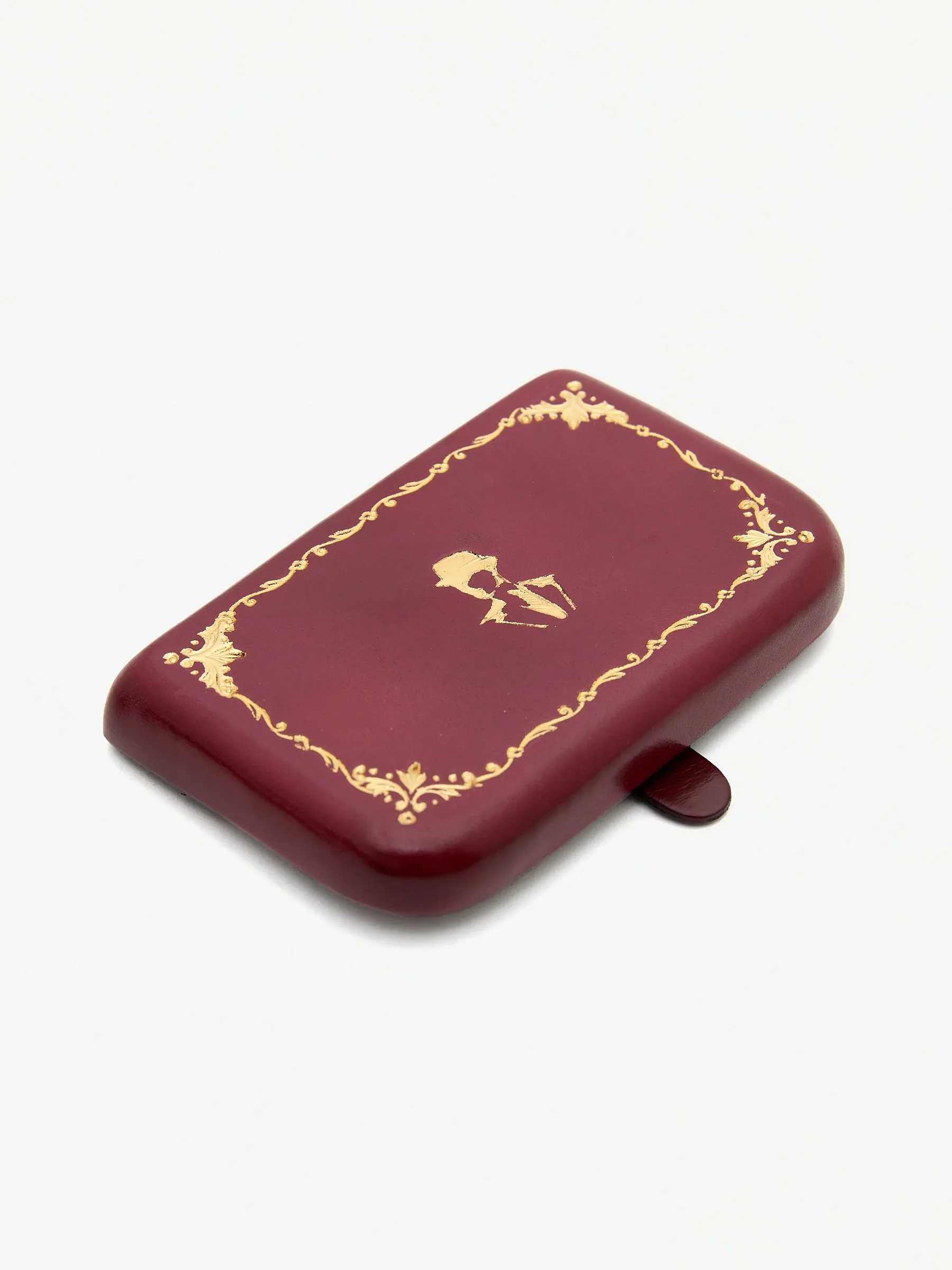 Peroni Firenze X Enis Inci - Bordeaux Business Card Case