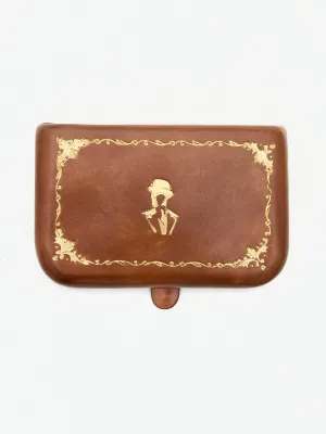 Peroni Firenze X Enis Inci - Briar Cognac Business Card Case