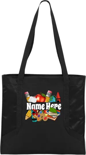 Personalized Teacher Tote Bag - Teacher Bag Daily Use - Teacher Appreciation Gifts - Teacher Tote Bag