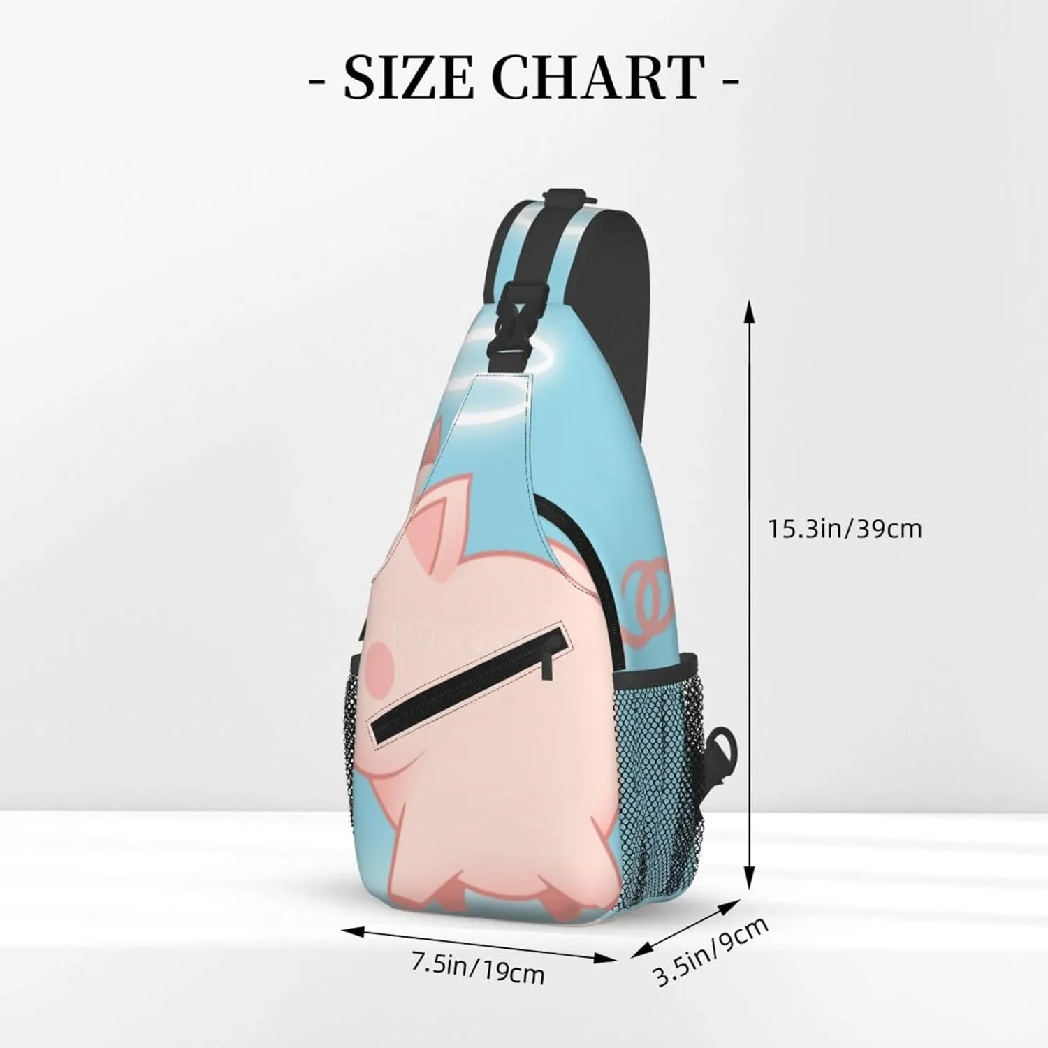 Pink Starfish Men's And Women's Small Crossbody Bags Chest Bags Daily Bags Are Suitable For Outdoor Hiking Trips