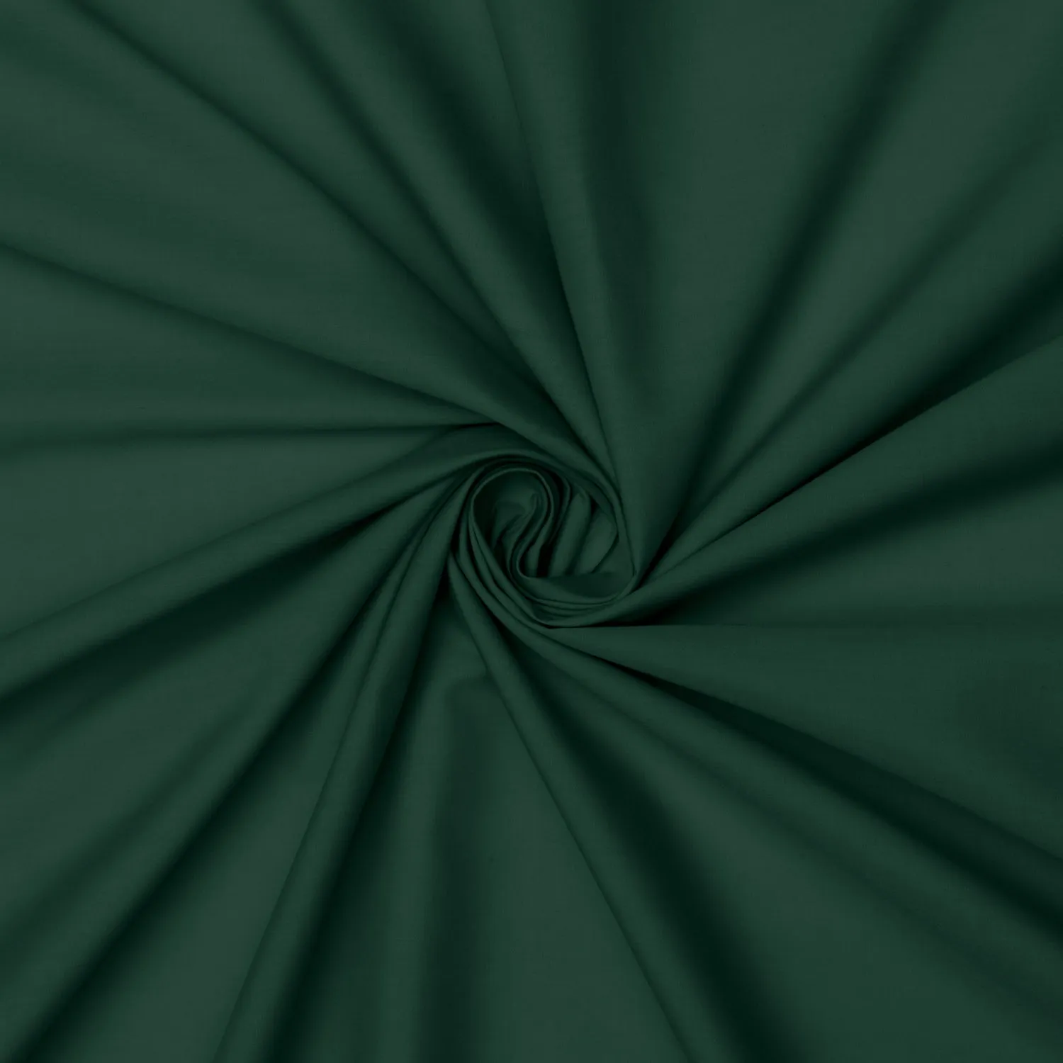 Plain Polycotton Hunter Green #19