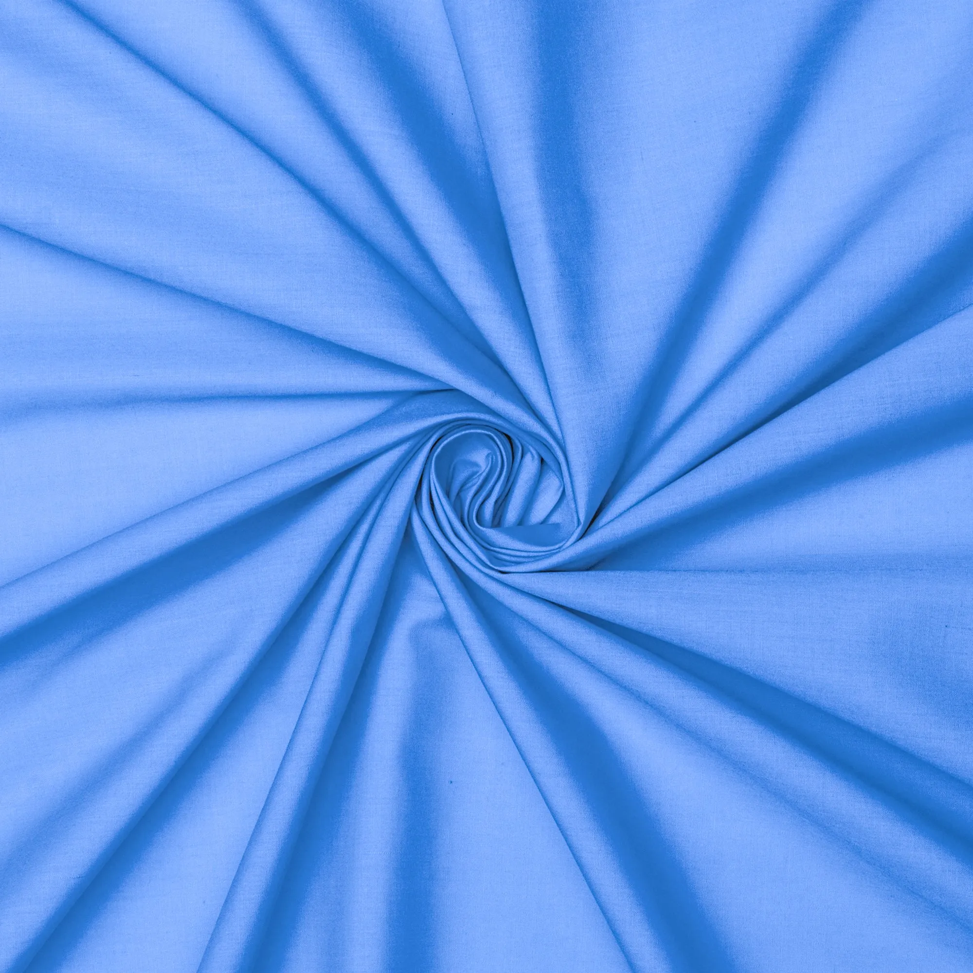 Plain Polycotton School Blue #12