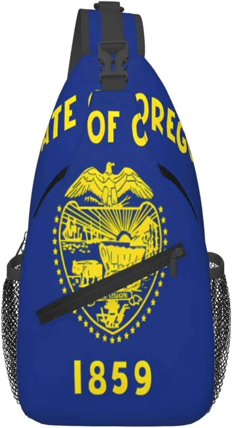 Portuguese flag Men's And Women's Small Crossbody Bags Chest Bags Daily Bags Are Suitable For Outdoor Hiking Trips