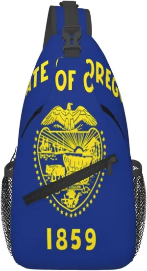 Portuguese flag Men's And Women's Small Crossbody Bags Chest Bags Daily Bags Are Suitable For Outdoor Hiking Trips