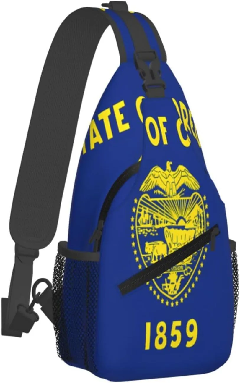 Portuguese flag Men's And Women's Small Crossbody Bags Chest Bags Daily Bags Are Suitable For Outdoor Hiking Trips