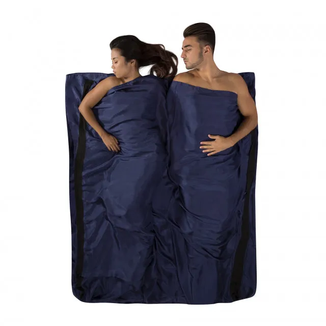 Premium Silk Travel Liner - Mummy with Hood