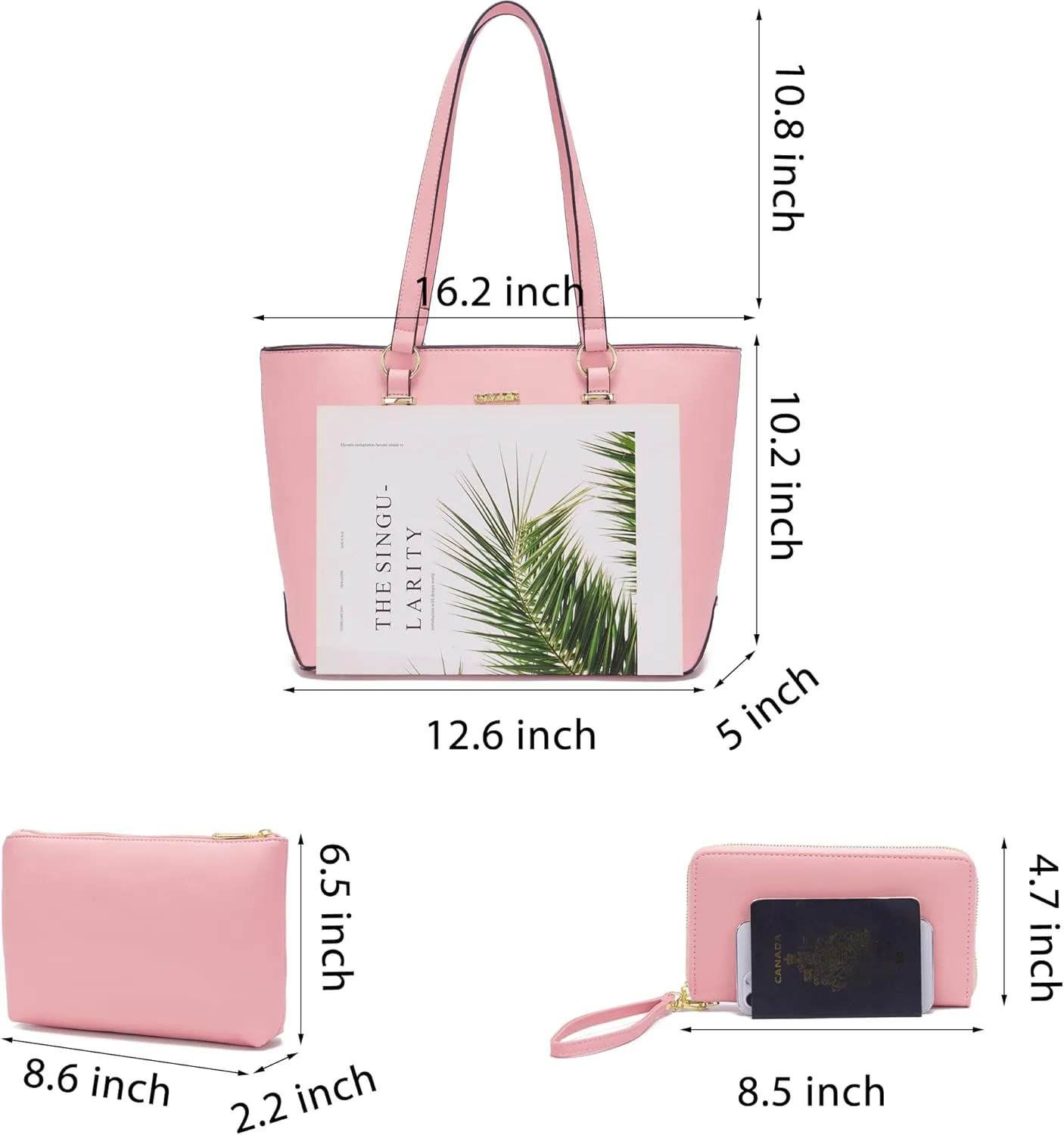 Purses And Wallets Set For Women Work Tote Satchel Handbags Shoulder Bag Top Handle Totes Purse With Matching Wallet