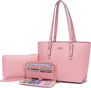 Purses And Wallets Set For Women Work Tote Satchel Handbags Shoulder Bag Top Handle Totes Purse With Matching Wallet